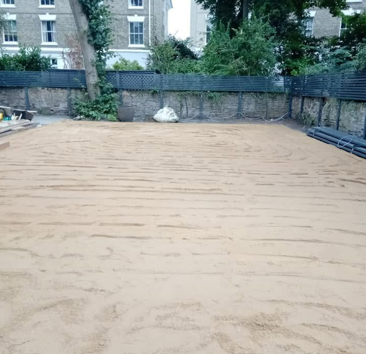 Before landscaping