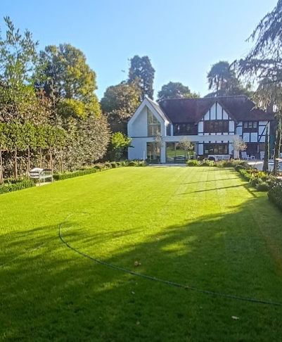 After landscaping