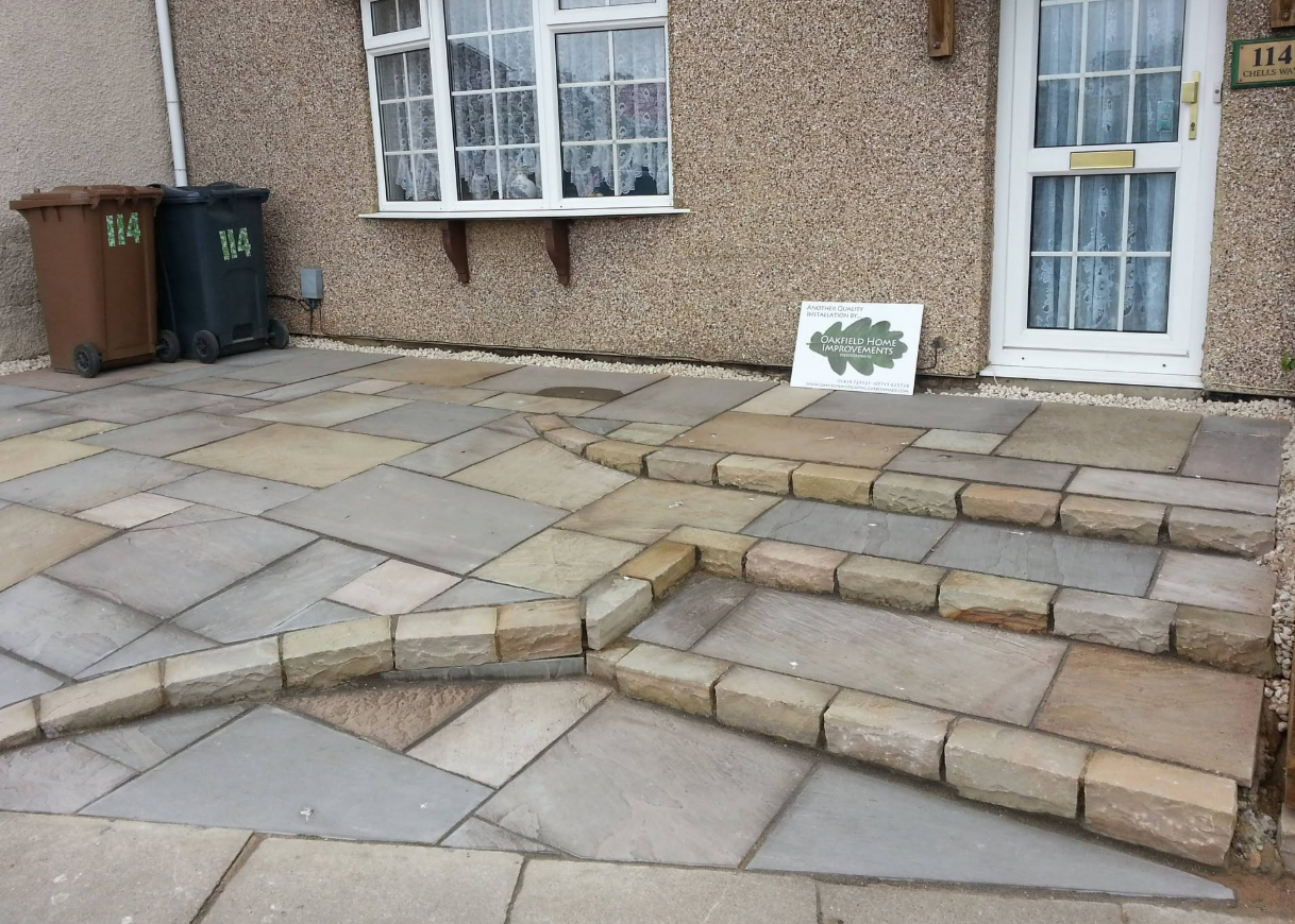 Indian Sandstone Patio & Steps