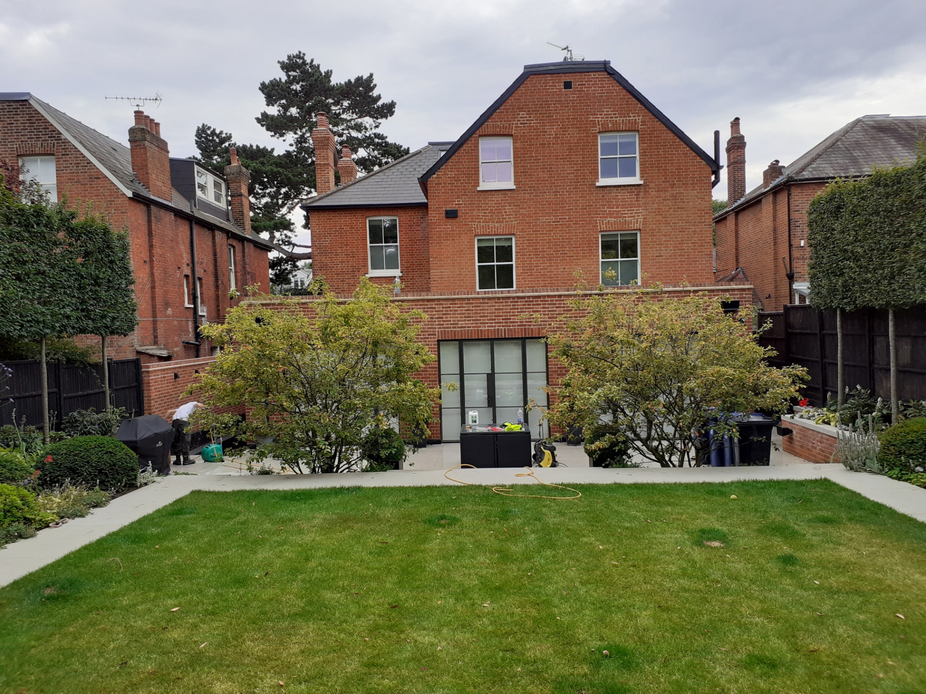 Rear Garden Lawn & Patio