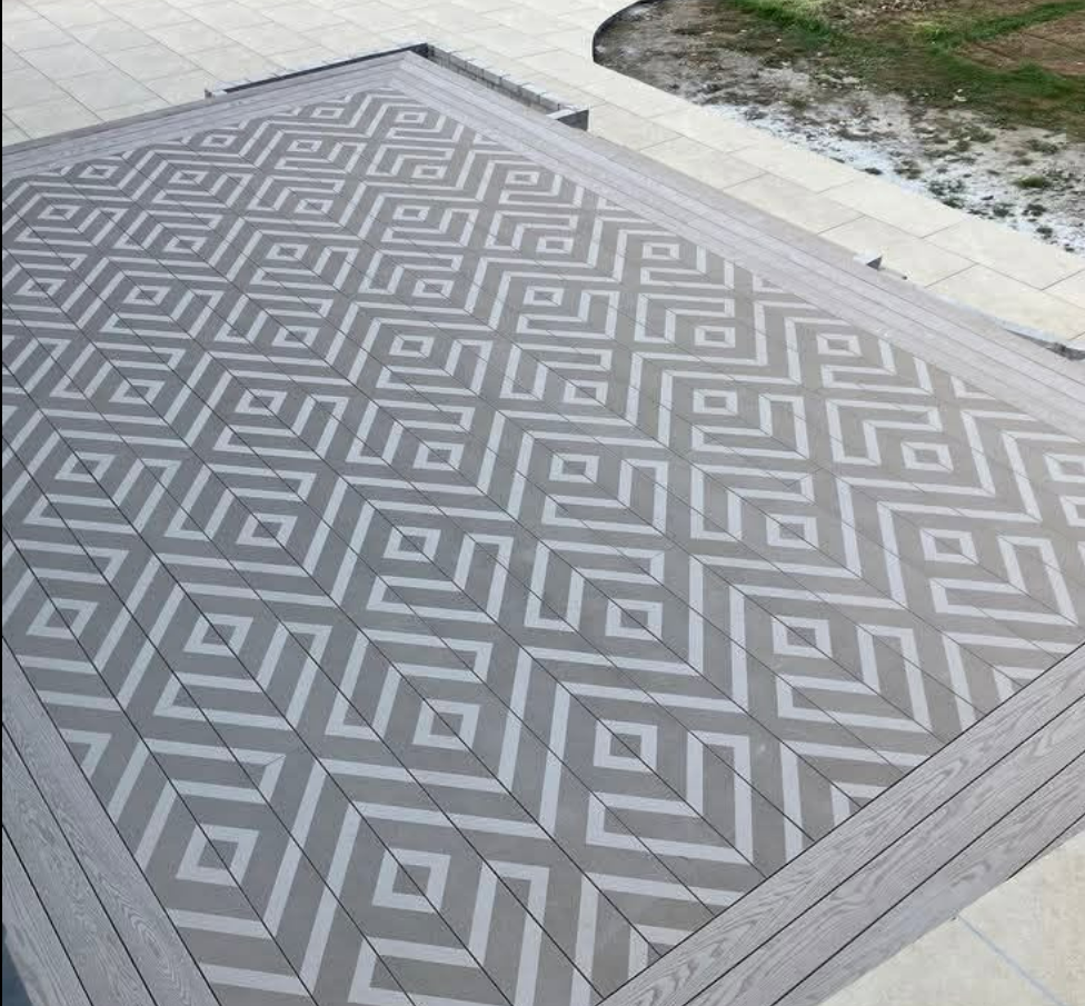 Patterned Composite Decking