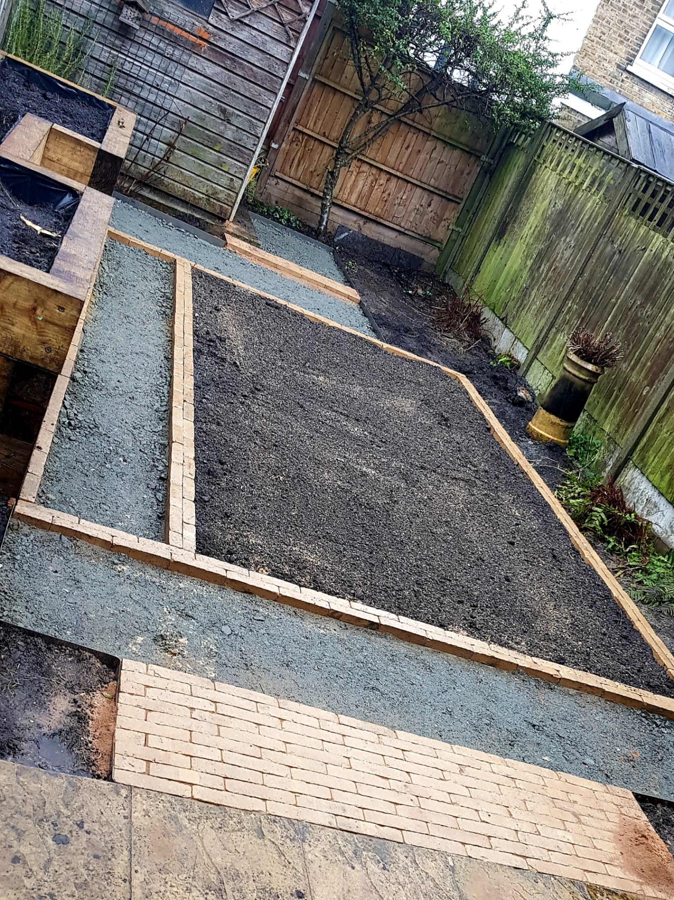 Before landscaping