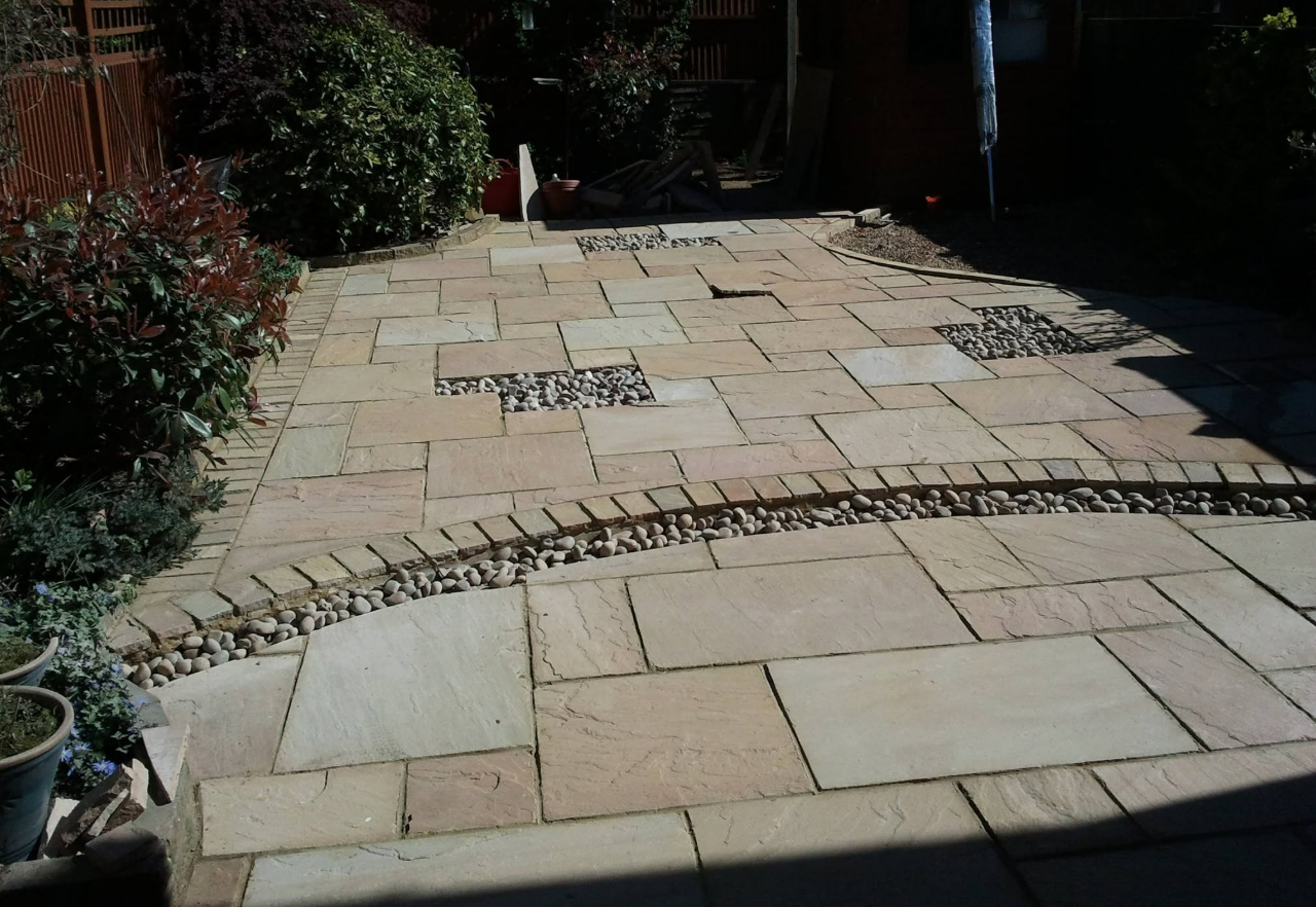 After landscaping