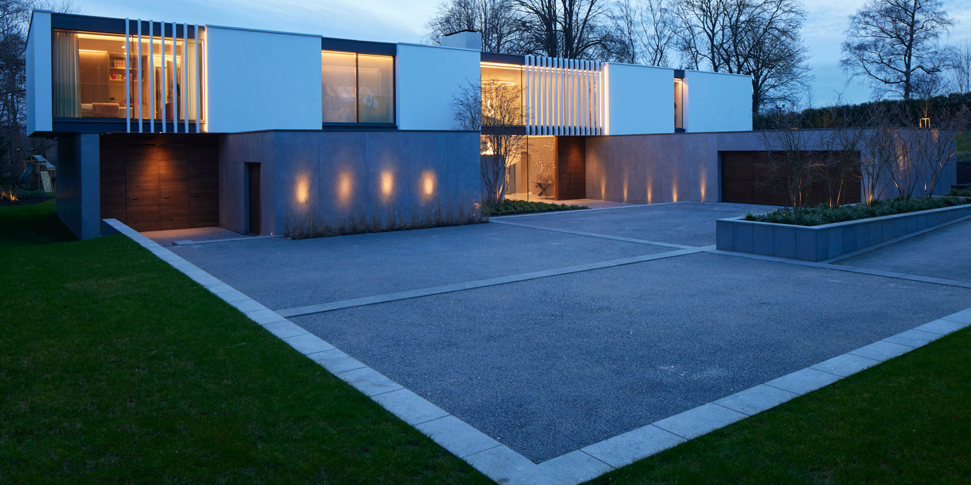 Contemporary Resin Bound Driveway